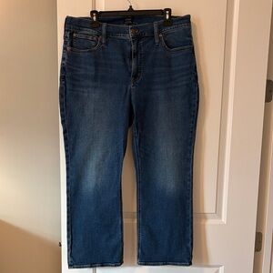 J Crew Mid-Rise Flare Crop